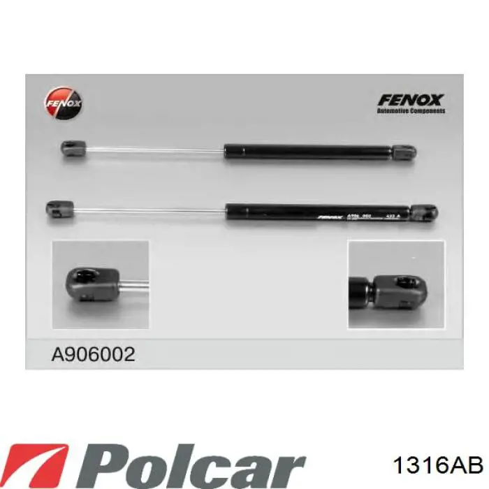 Купить 1316AB Polcar Амортизатор двери багажника