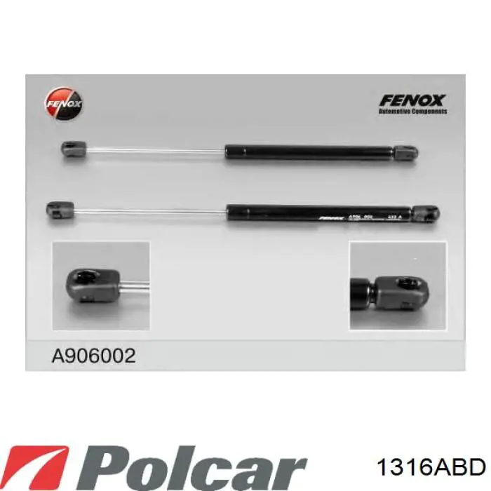 Амортизатор задней двери Polcar 1316ABD цена, от 7.93 USD