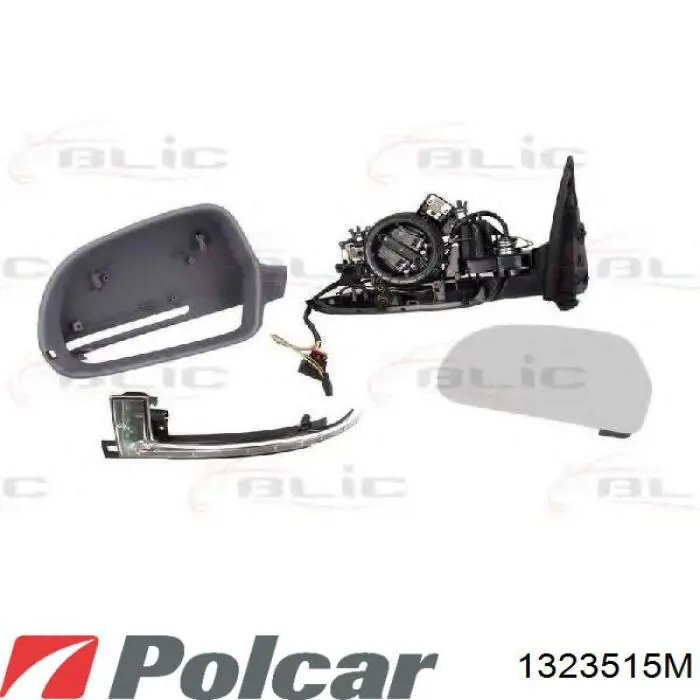 Накладка левого бокового зеркала Polcar 1323515M цена, от 15.38 USD