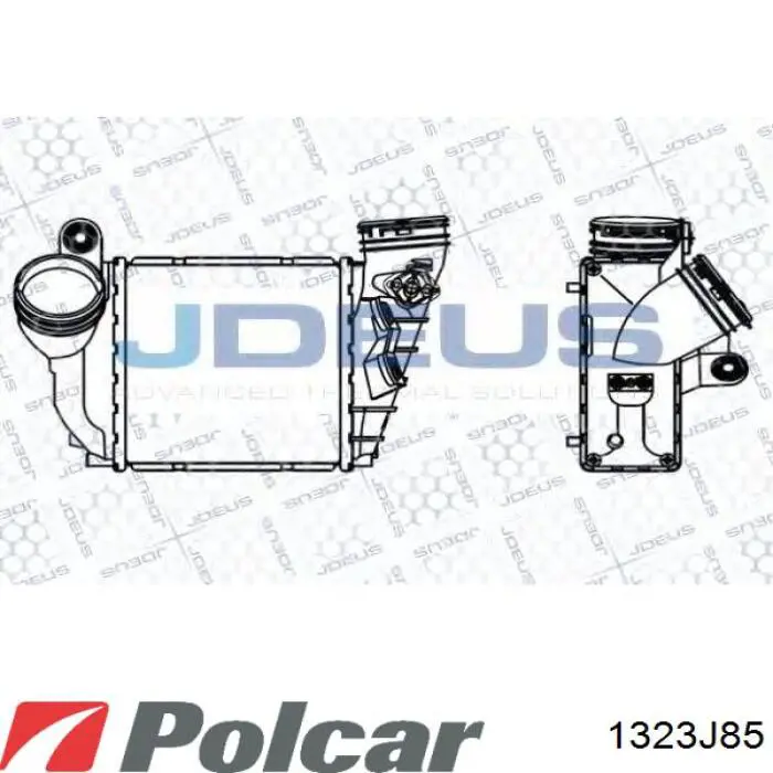 1323J8-5 Polcar интеркулер