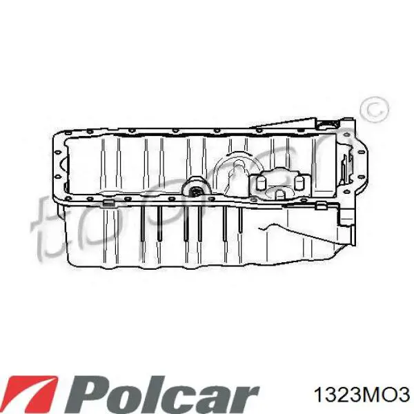 1323MO3 Polcar поддон масляный картера двигателя