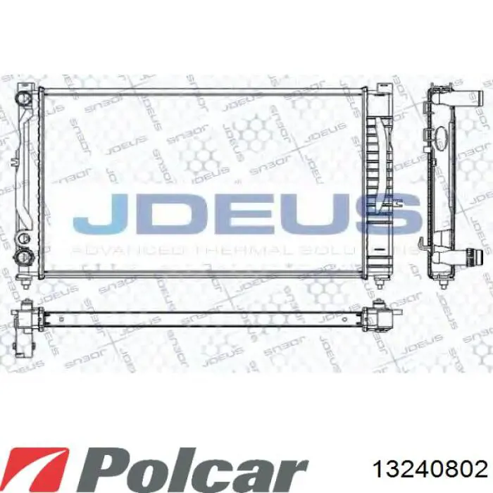 13240802 Polcar Радиатор основной