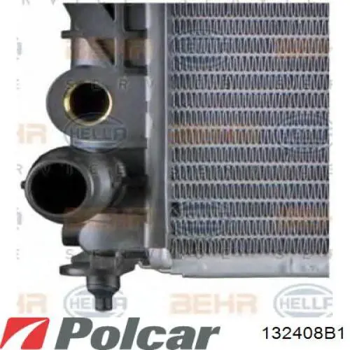 132408B1 Polcar Радиатор основной