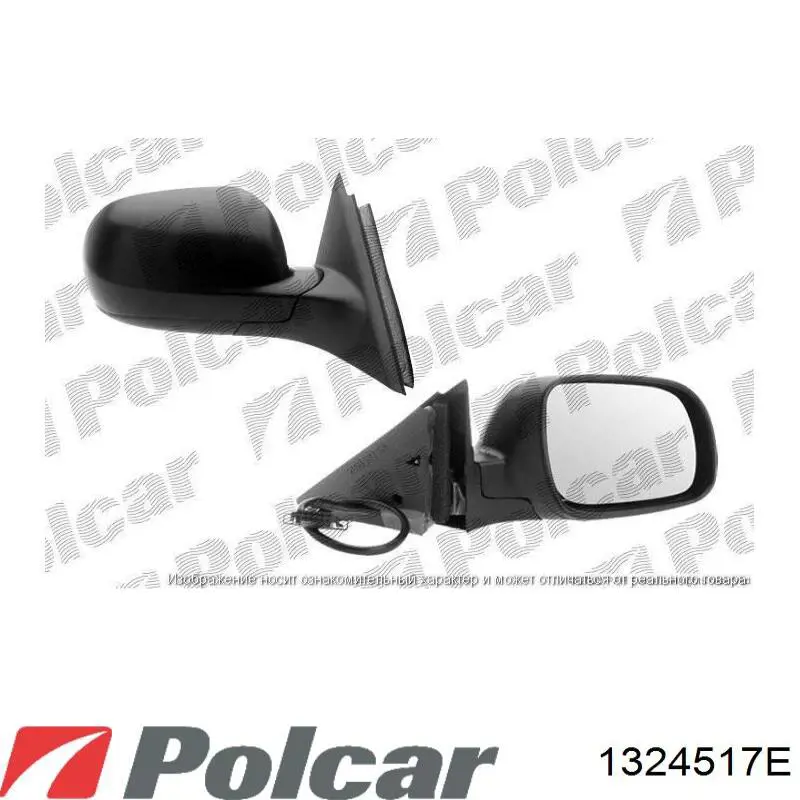 1324517E Polcar накладка (крышка зеркала заднего вида левая)