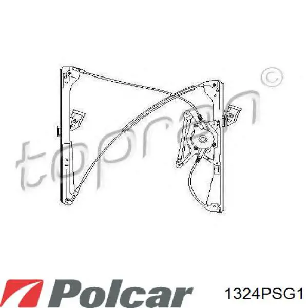 Механизм стеклоподъемника двери передней левой 1324PSG1 Polcar