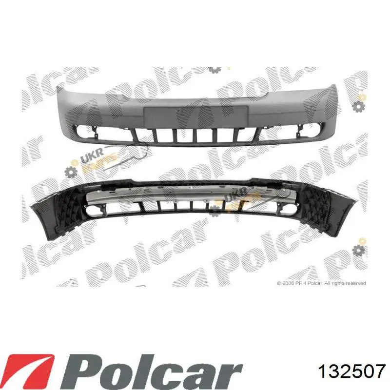 132507 Polcar передний бампер