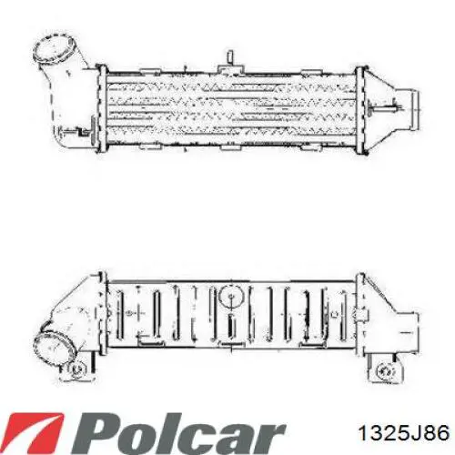 Система охлаждения наддувочного воздуха Polcar 1325J86 цена, от 47.69 USD