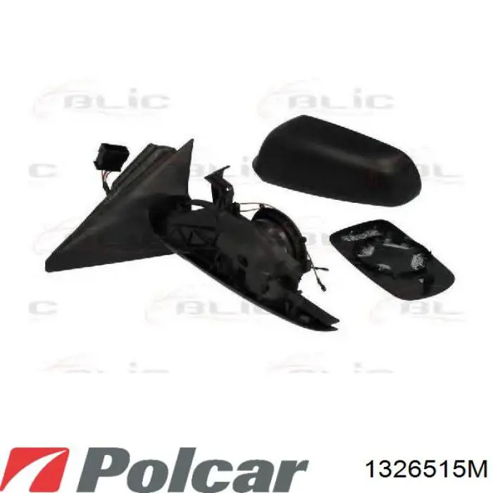 Левое боковое зеркало 1326515M Polcar