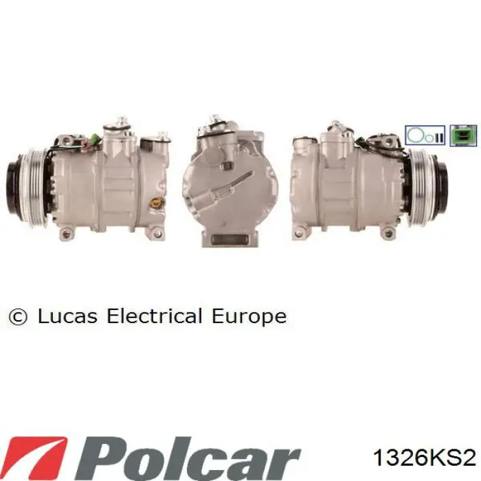 1326KS2 Polcar Компрессор хладагента