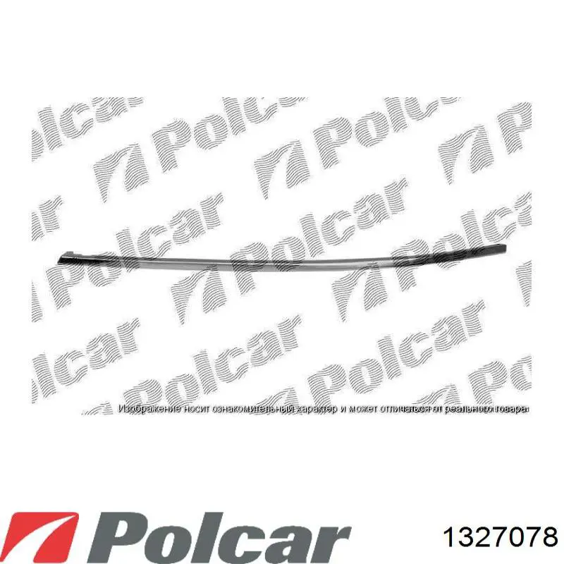 132707-8 Polcar накладка бампера переднего правая