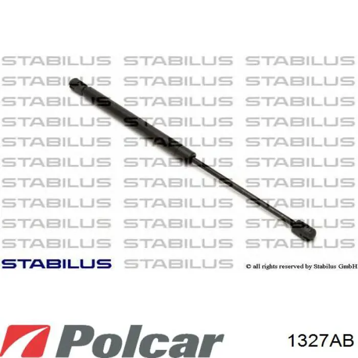 1327AB Polcar Амортизатор крышки багажника
