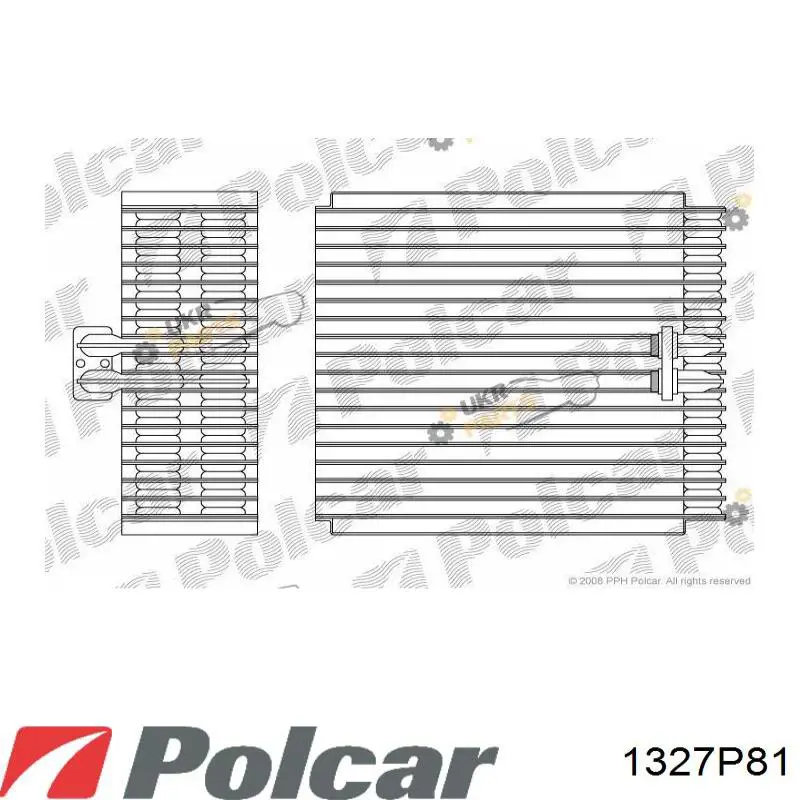1327P81 Polcar испаритель кондиционера