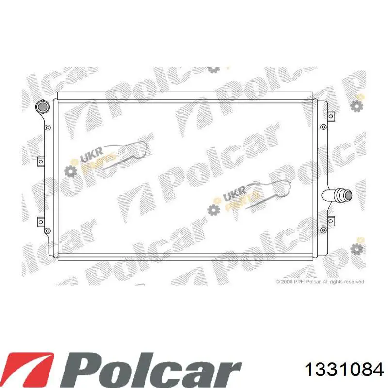 Радиатор 1331084 Polcar