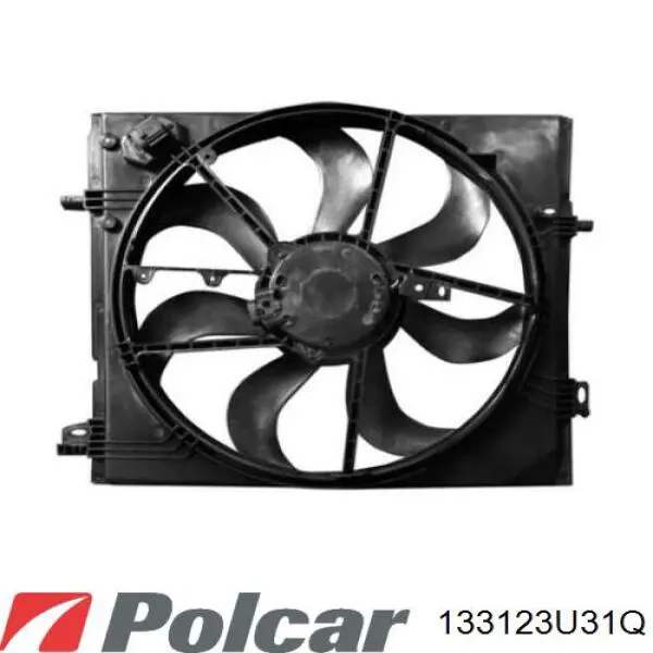 133123U31Q Polcar Вентилятор системы охлаждения правый
