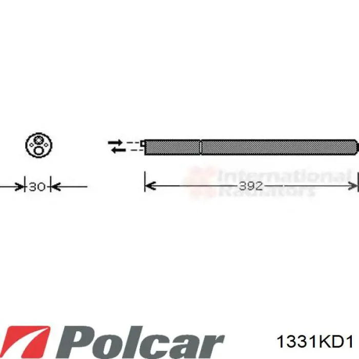 Receptor-secador del aire acondicionado 1331KD1 Polcar