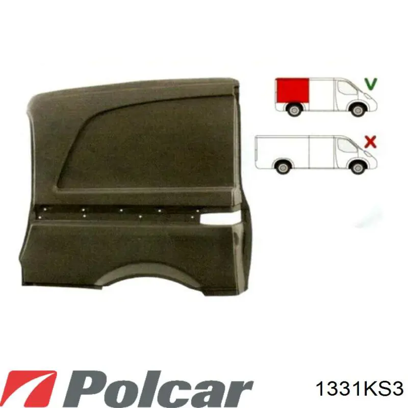 Компрессор кондиционера 1331KS3 Polcar