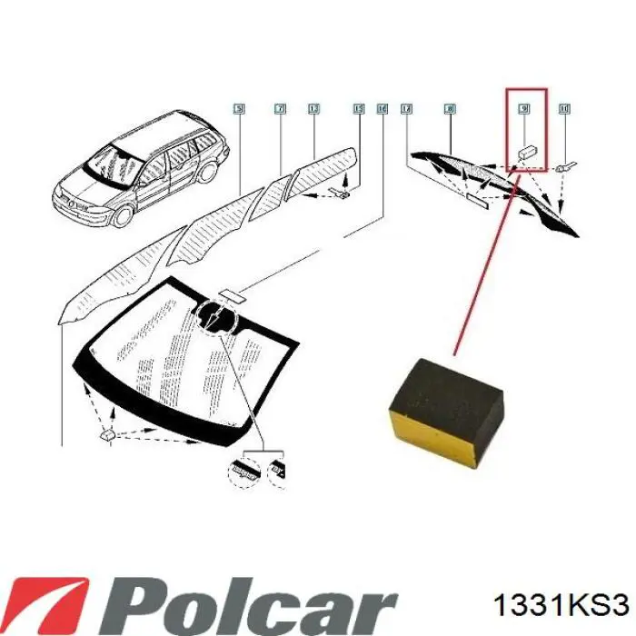 1331KS3 Polcar Компрессор хладагента