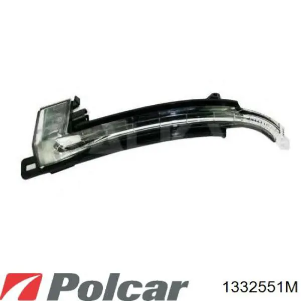 Стекло правого зеркала заднего вида 1332551M Polcar