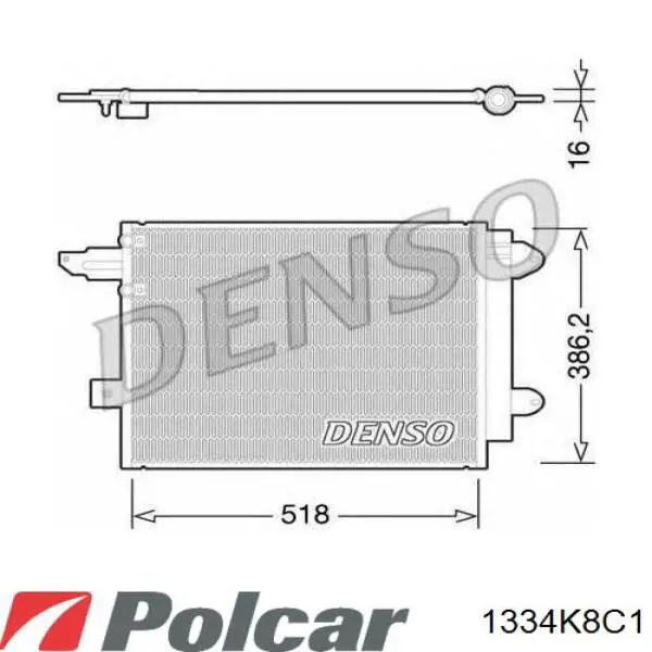 1334K8C1 Polcar Конденсатор