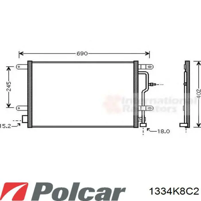 1334K8C2 Polcar Конденсатор