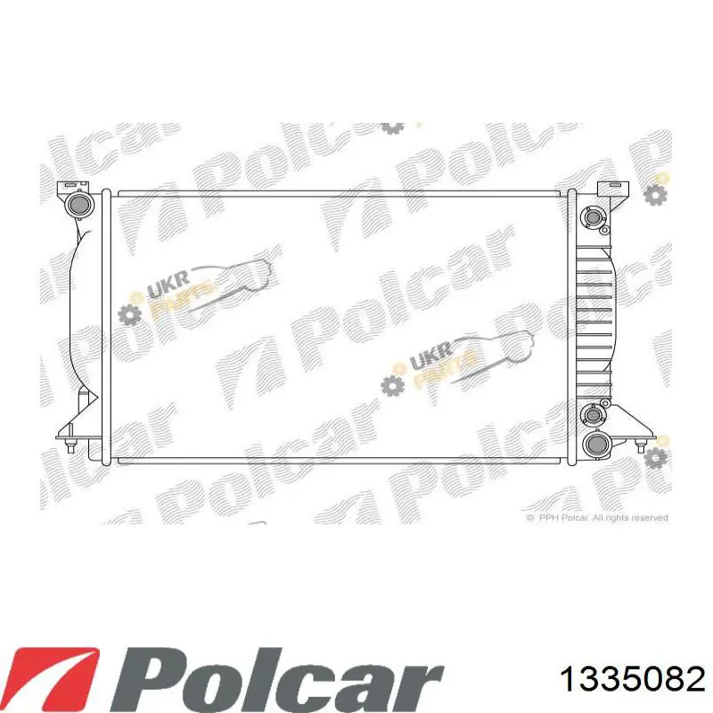 1335082 Polcar радиатор