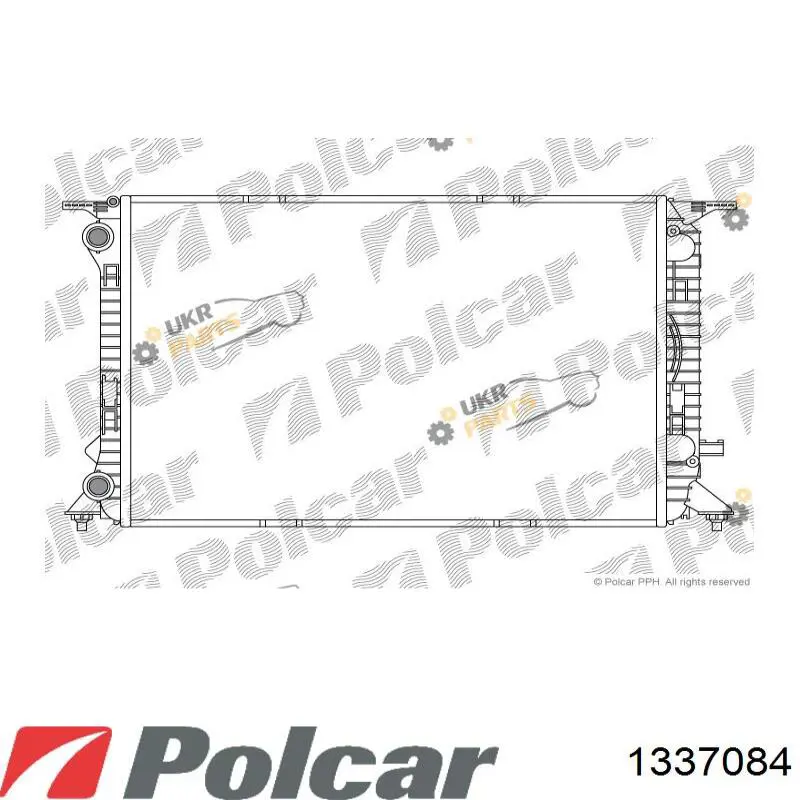 1337084 Polcar радиатор