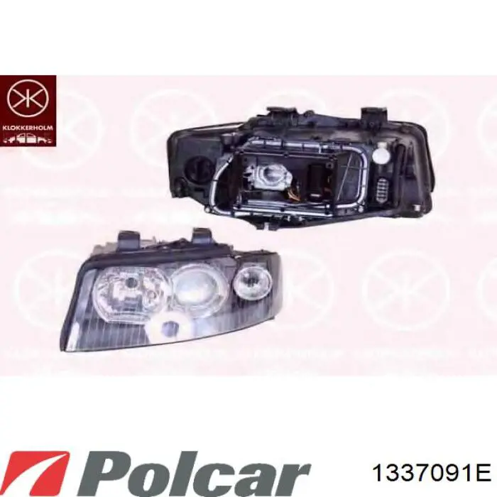 Левая фара LPM352 Magneti Marelli