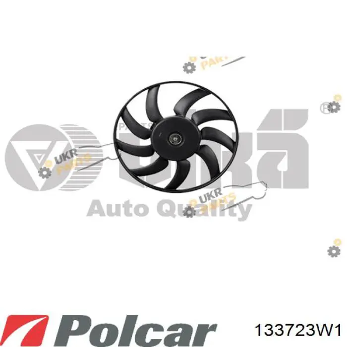 133723W1 Polcar диффузор радиатора охлаждения
