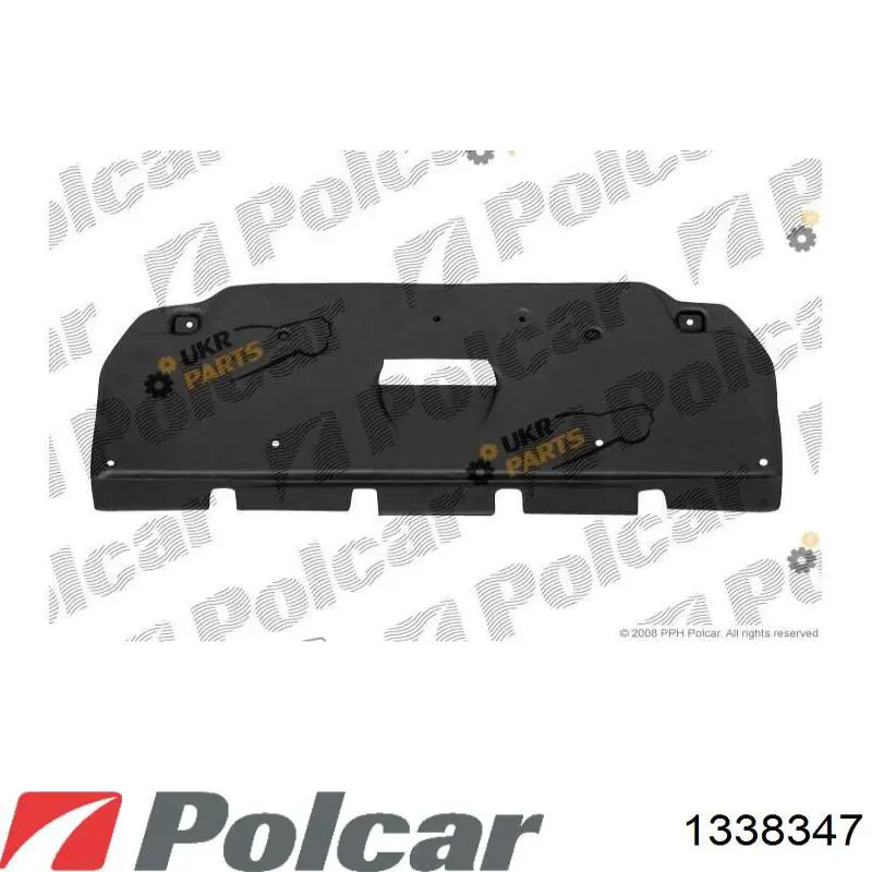 1338347Q Polcar защита двигателя задняя