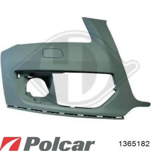 1365182 Polcar Бампер передний клык правый