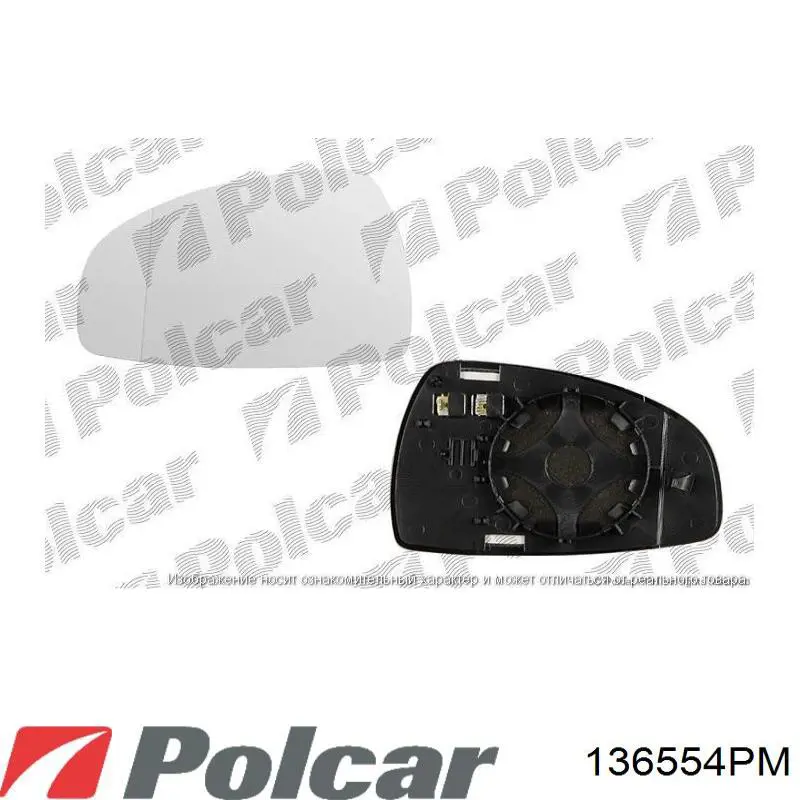 Купить 136554PM Polcar Накладка водительского зеркала