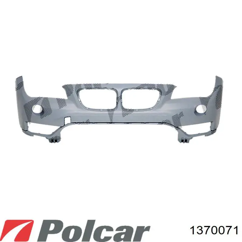 1370071 Polcar Бампер передний в сборе