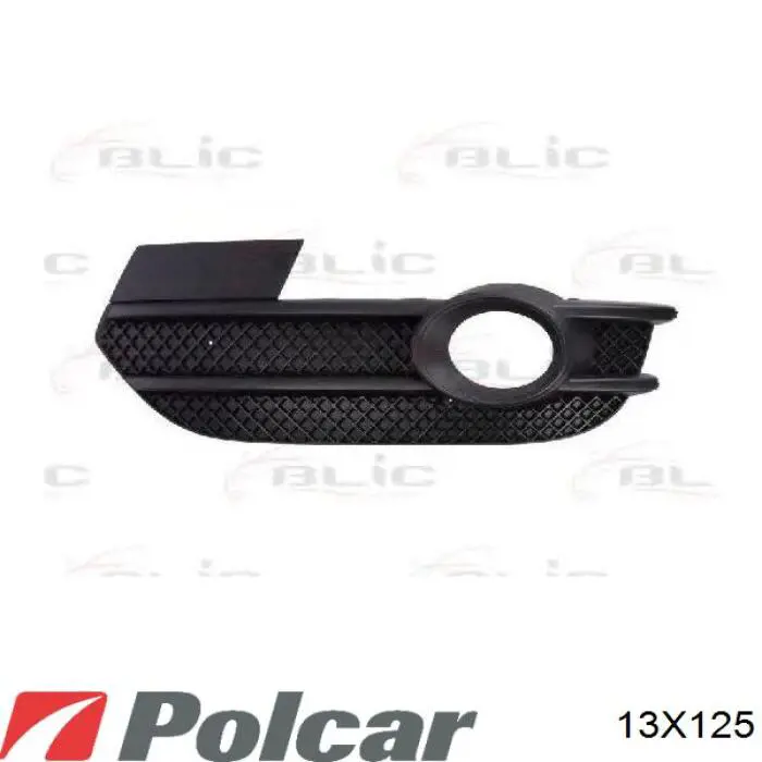 Спойлер переднего бампера 13X125 Polcar