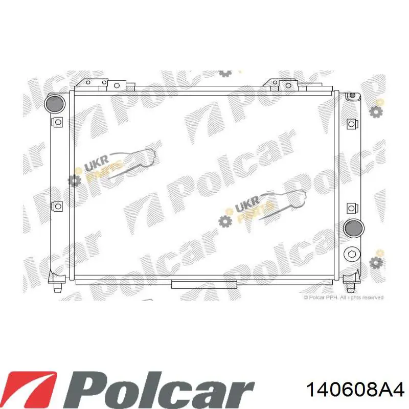 140608A4 Polcar радиатор