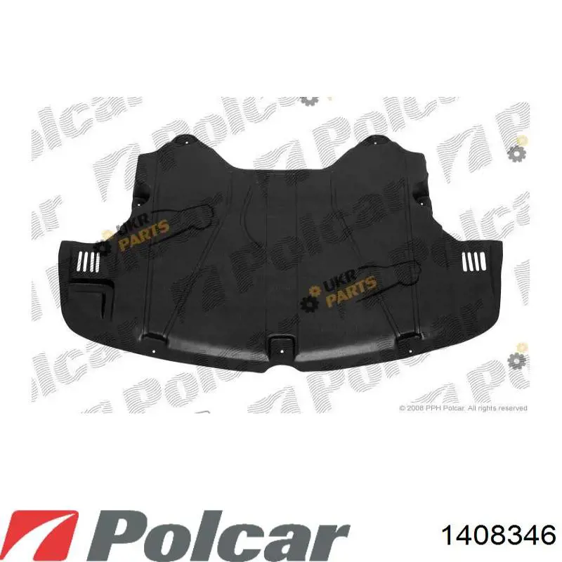 1408346 Polcar защита двигателя, поддона (моторного отсека)