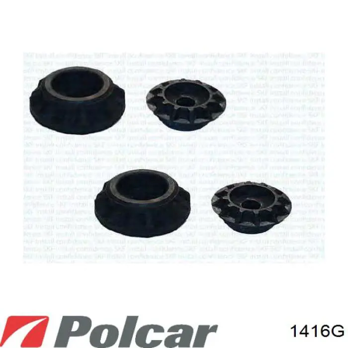 1416G Polcar Амортизаторы задние