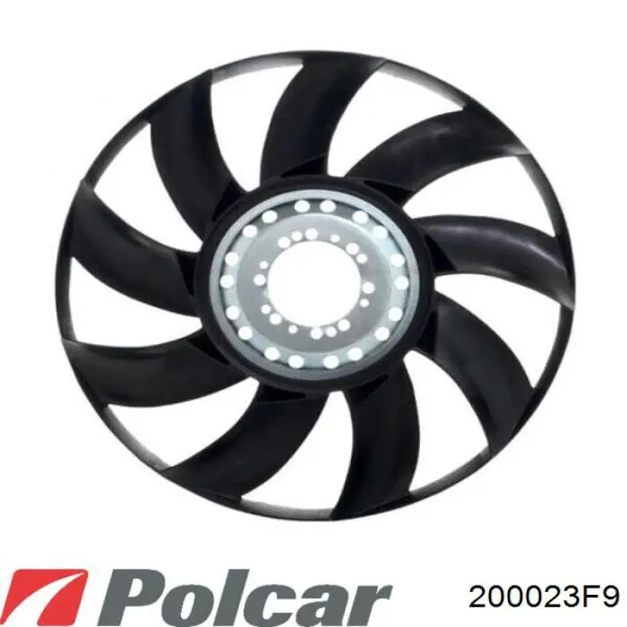 Вентилятор (крыльчатка) радиатора охлаждения Polcar 200023F9