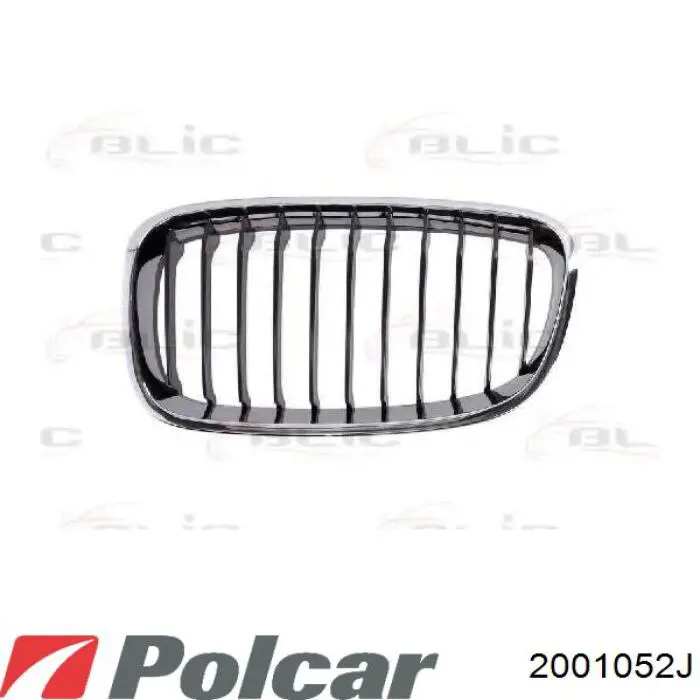 Купить 2001052J Polcar Решетка радиатора правая