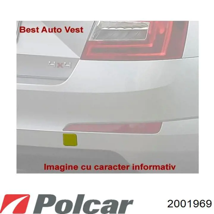 Заглушка буксировочного крюка 2001969 Polcar