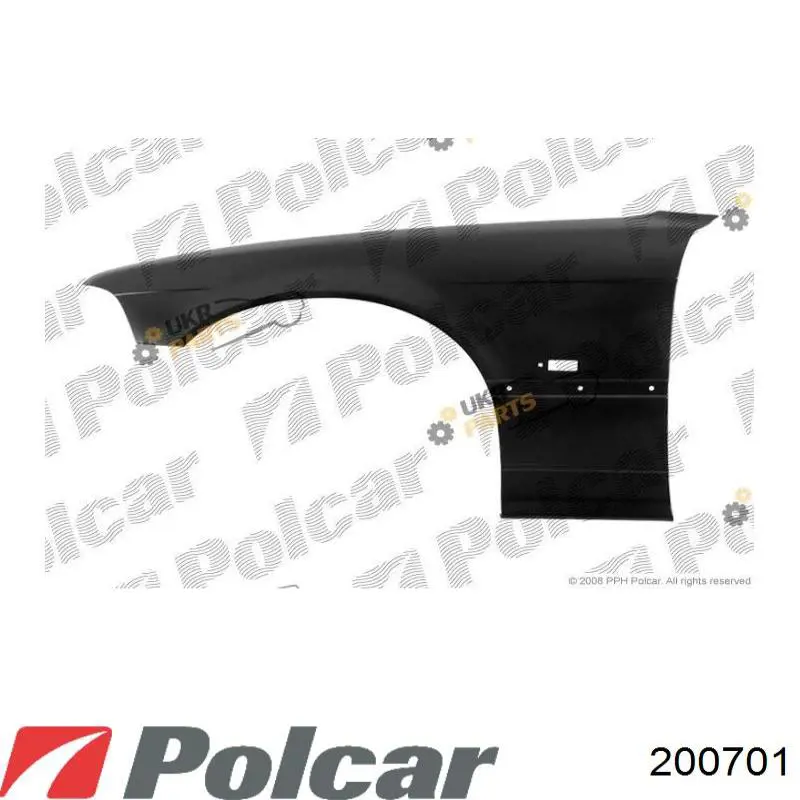 200701 Polcar крыло переднее правое
