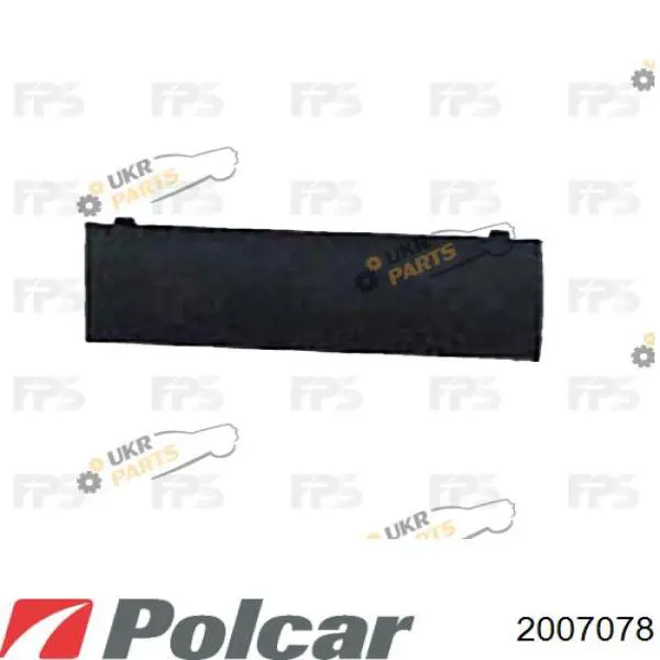 2007078 Polcar заглушка бампера буксировочного крюка передняя