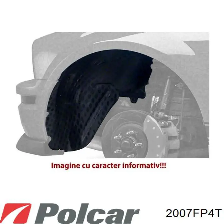 2007FP4T Polcar защита бампера переднего правая