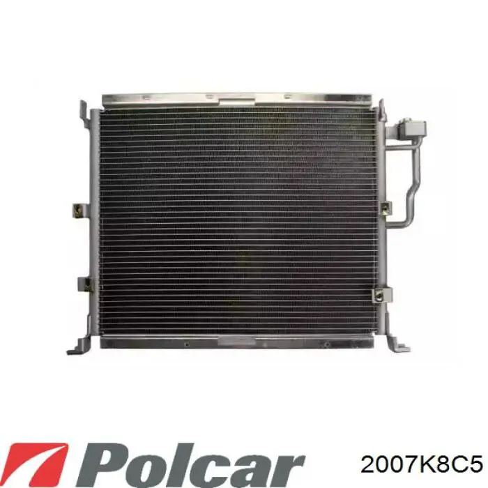 2007K8C5 Polcar радиатор кондиционера