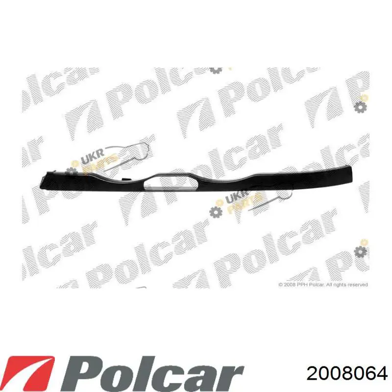 2008064 Polcar ресничка (накладка правой фары)