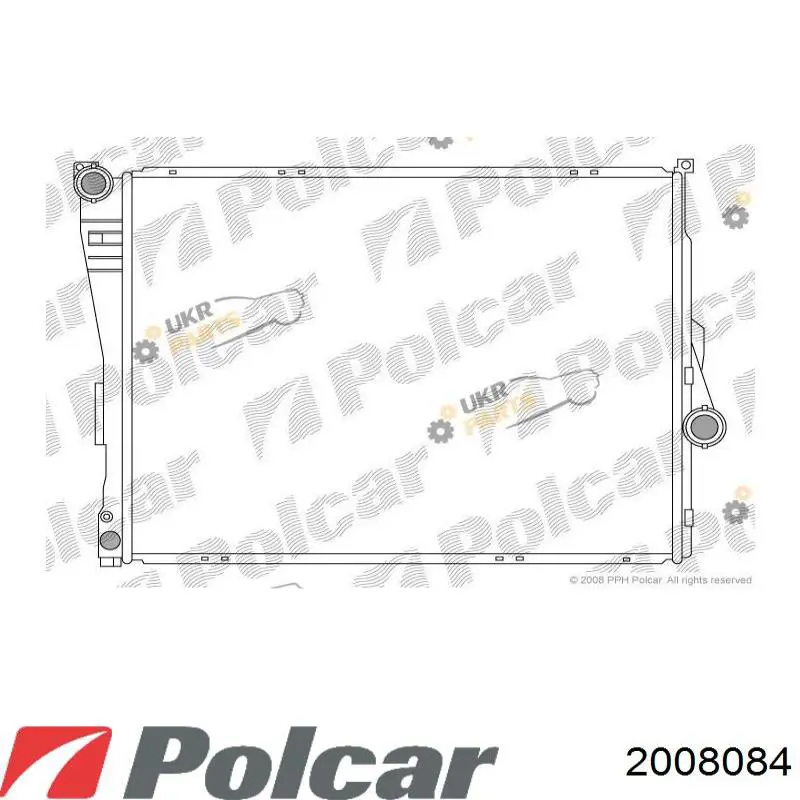 2008084 Polcar радиатор