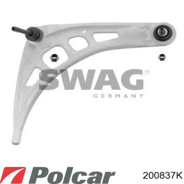 200837K Polcar Рычаг передней подвески нижний левый