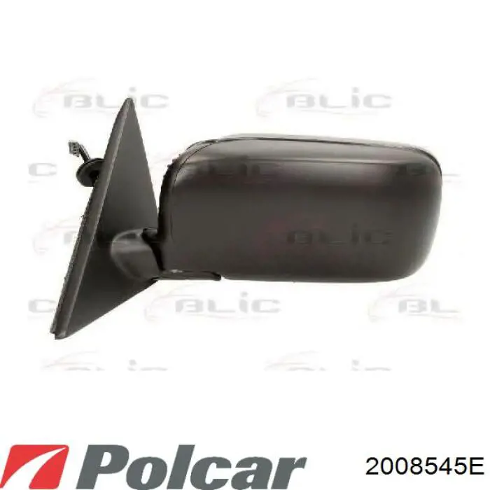 Стекло левого зеркала заднего вида 2008545E Polcar