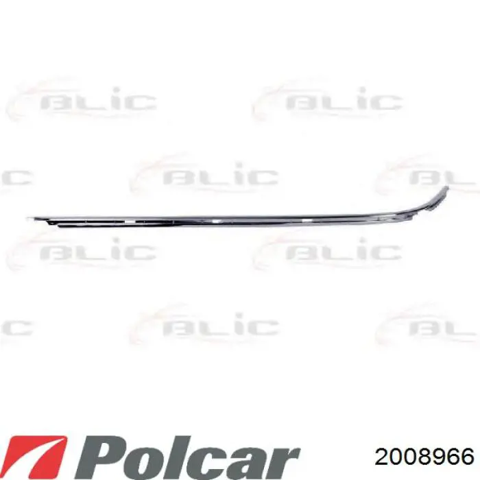 2008966 Polcar Молдинг заднего бампера, левый