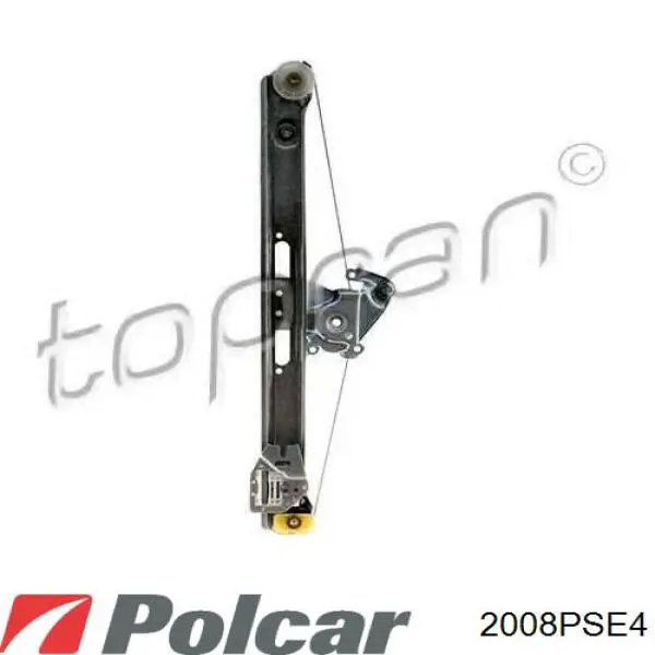 2008PSE4 Polcar  Механизм стеклоподъемника правой задней двери