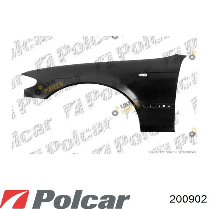 200902 Polcar крыло переднее правое